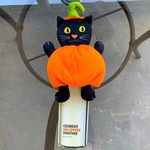 Halloween Pumpkin Black Cat Wine Cover 🎃🐈‍⬛